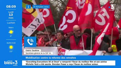 Réforme des retraites : "les combats perdus sont ceux qui ne se mènent pas", juge le leader de la CGT Toulouse