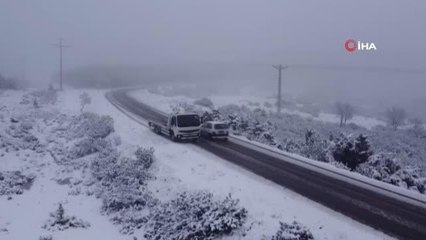 Afyonkarahisar'da mart ayında kar sürprizi