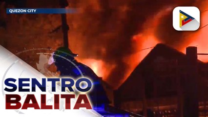 Dalawang gusali sa compound ng pabrika ng plastic sa Q.C., nasunog