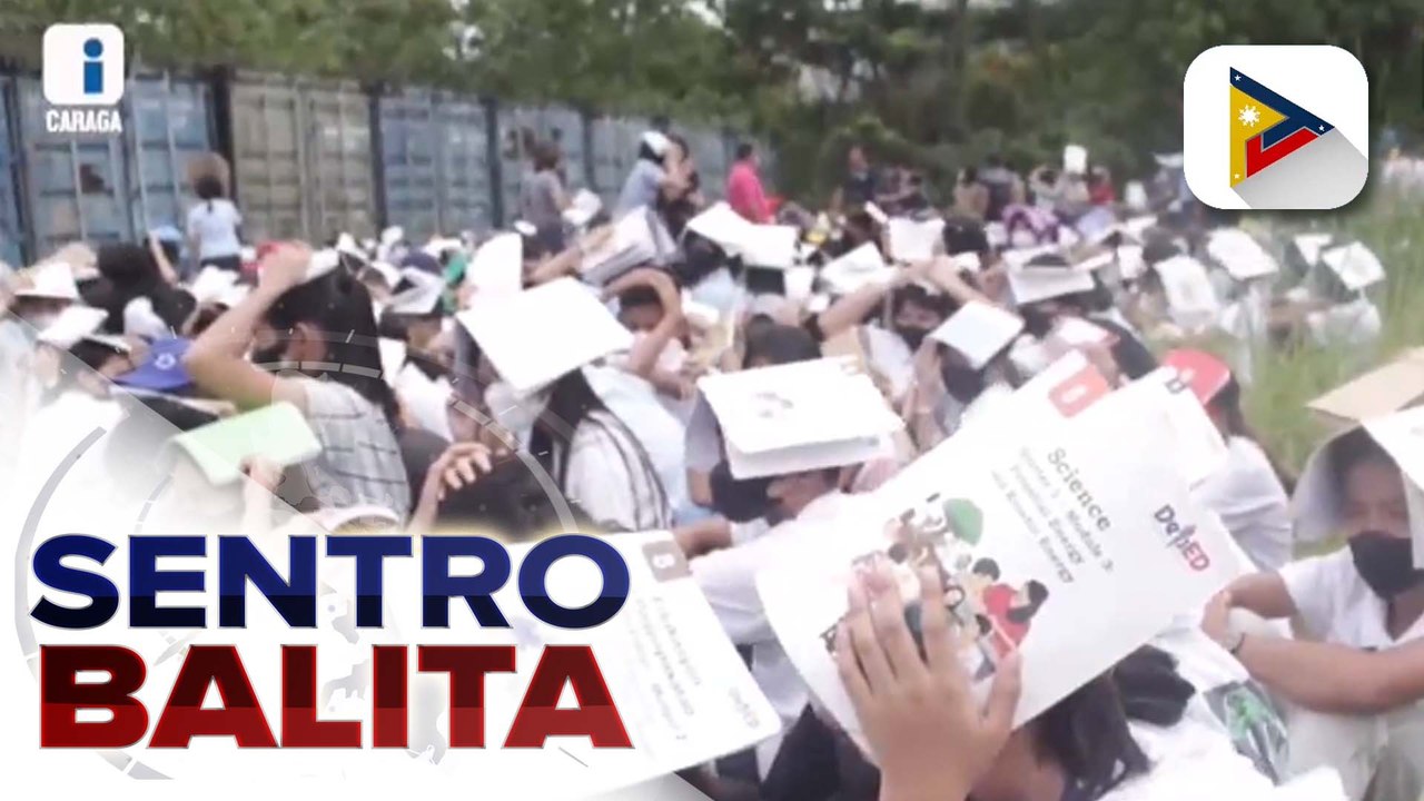 Mga estudyante at guro ng Butuan City School of Arts and Trade, nakiisa sa Nat'l Simultaneous Earthquake Drill ng CARAGA RDRRMC