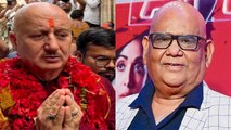 Satish Kaushik की आत्मा की शांति के लिए Anupam Kher ने मां काली मंदिर में की पूजा | FilmiBeat