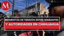 Migrantes intentan cruzar en estampida desde Ciudad Juárez a EU; 