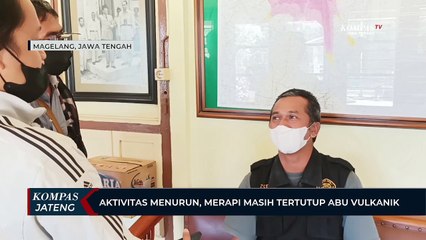 Aktivtas Menurun, Gunung Merapi Masih Tertutup Abu Vulkanik
