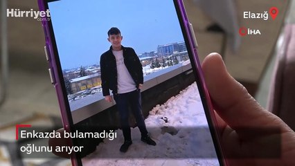 Enkazda bulamadığı oğlunu arıyor