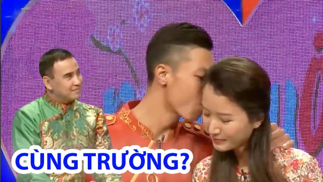 Có DUYÊN NỢ, cặp đôi CÙNG TRƯỜNG gặp lại nhau trên chương trình CHỐT ĐƠN bằng một NỤ HÔN