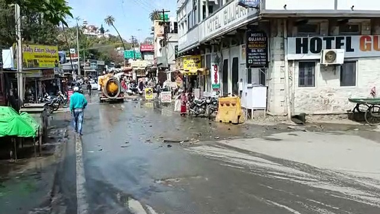 माउंट आबू में सीवरेज के घटिया निर्माण से जनजीवन...