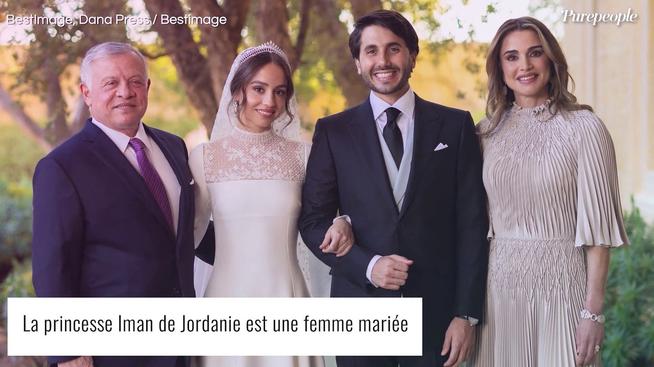 Rania de Jordanie, sa fille Iman mariée : robe Dior et cérémonie grandiose... Les photos dévoilées