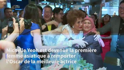L'Oscar de Michelle Yeoh célébré par sa mère et la Malaisie