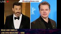 Jimmy Kimmel Revives Matt Damon Feud at Oscars: He ‘Can’t Read and Smells