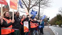 STRIKE: Junior doctors on the picket line