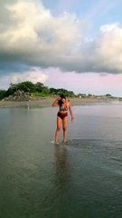 Amala Paul  latest trending beach videos