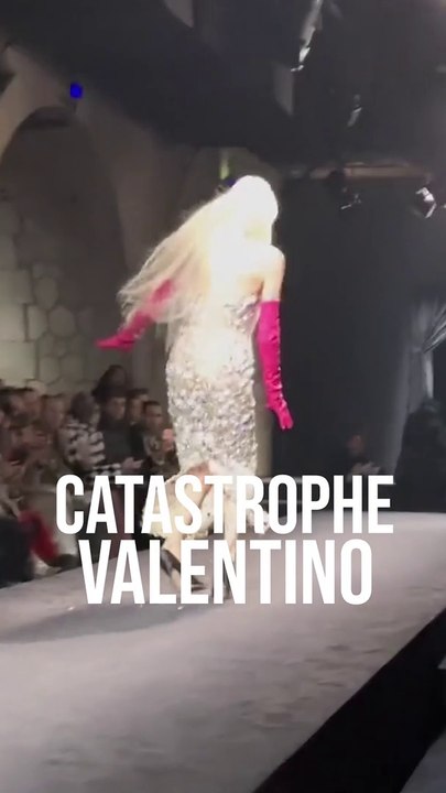 catastrophe chez Valentino