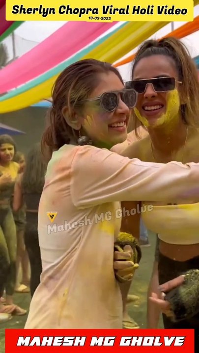 sherlyn chopra holi nude