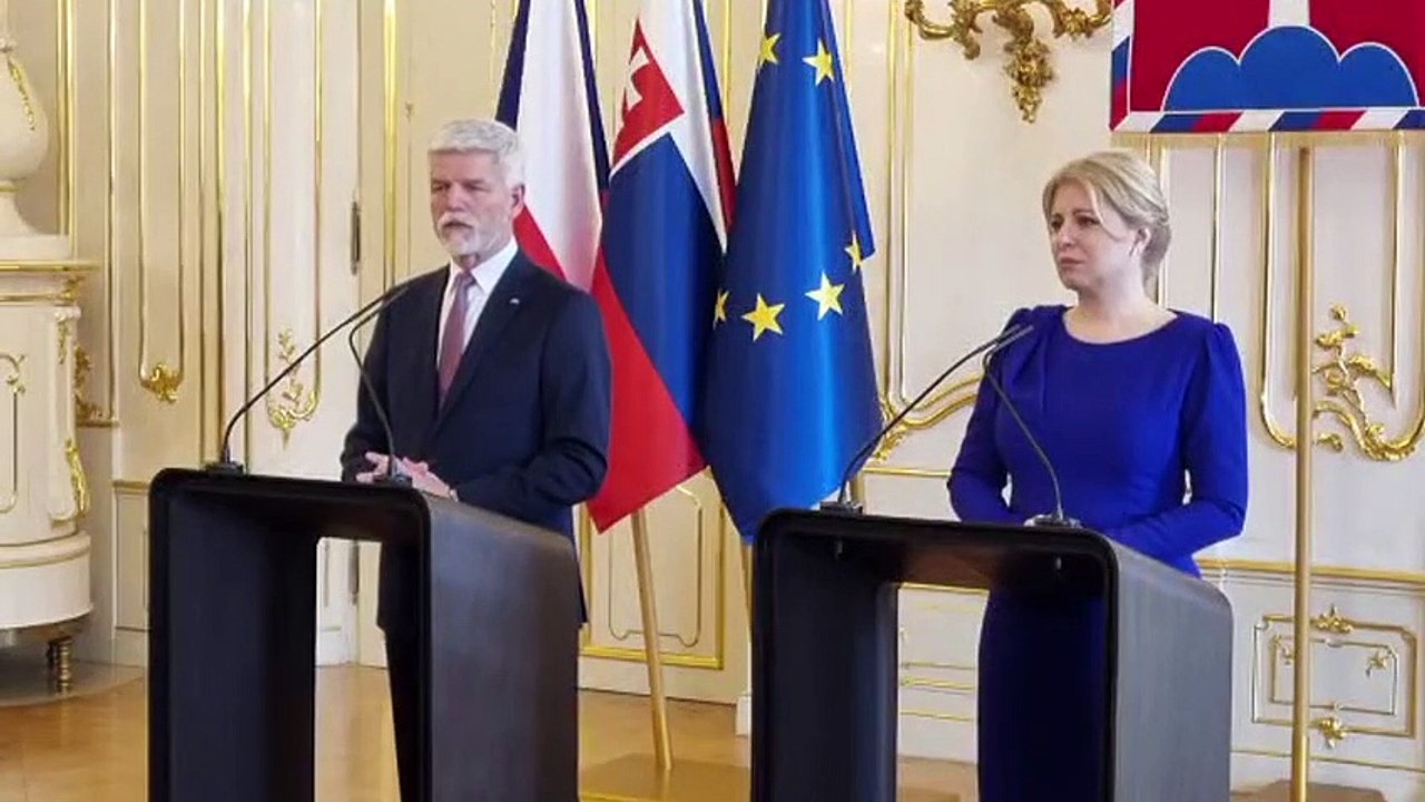ZÁZNAM: Prezidenti SR a ČR vyzdvihli spoločné hodnoty, hovoria o ďalšej spolupráci