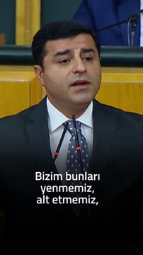Demirtaş'ın son Meclis konuşması gündem oldu: Şu faşist blok 'biz yüzde 50 alırız' diyor da bizler neden bir araya gelip alternatif bir demokratik seçenek sunamayacakmışız