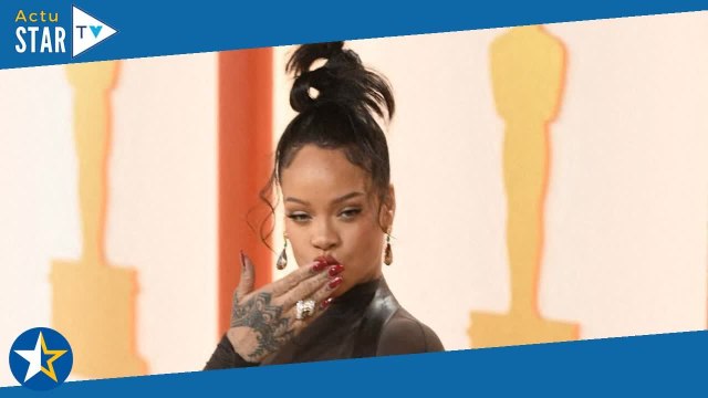 Rihanna enceinte : incroyables robes en cuir et en diamants, la star brille aux Oscars, A$AP Rocky t