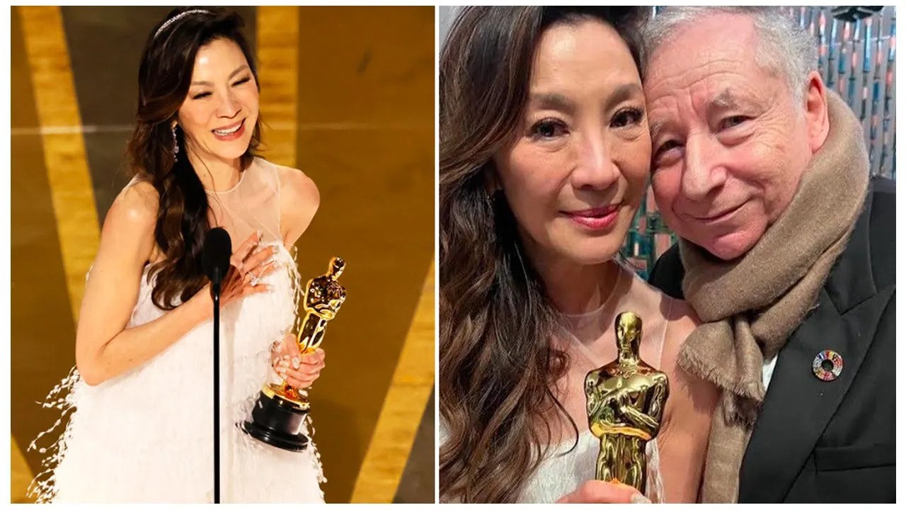 Michelle Yeoh, la 1ère actrice asiatique à remporter l'Oscar - Vidéo ...