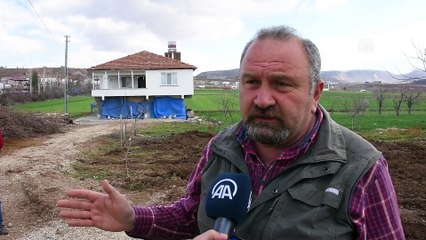 Adıyaman'daki fay hattı üzerindeki kayma drone ile görüntülendi