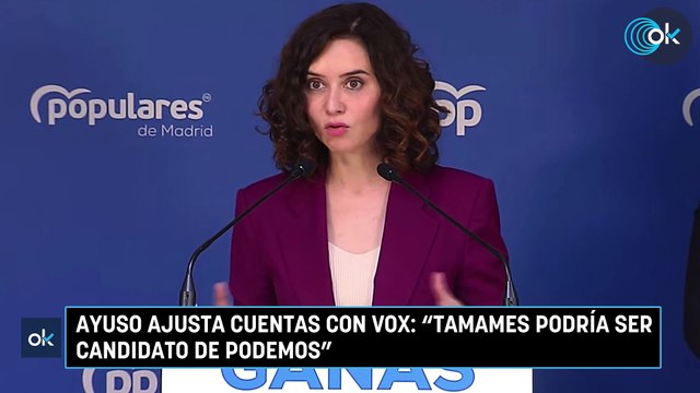 Ayuso ajusta cuentas con Vox: Tamames podría ser candidato de Podemos