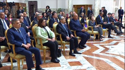 الرئيس السيسي: بحثنا التعاون مع الدنمارك في مجال الطاقة الجديدة والهيدروجين الأخضر