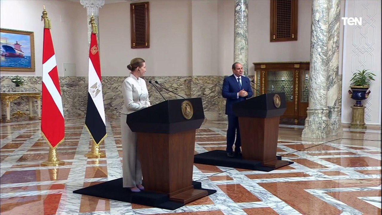 السيسي لـ رئيسة وزاء الدنمارك": أقدر جدا المباحثات التي تمت وحجم التفاهم الذي لمسته خلال حديثنا