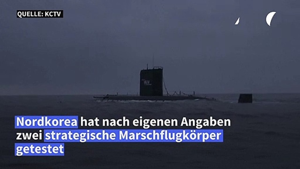 Nordkorea meldet Test von zwei strategischen Marschflugkörpern