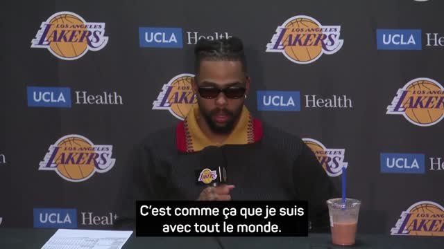Lakers - D’Angelo Russell n'est pas ami avec qui que ce soit en NBA