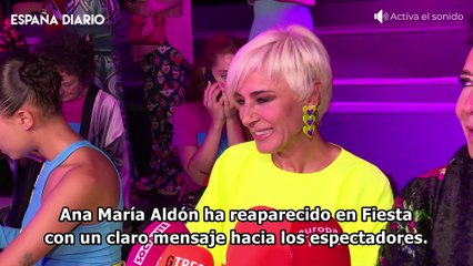 Ana María Aldón reaparece y confirma los rumores sobre su hija