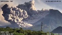Indonesia’s Merapi volcano spews hot clouds after sudden eruption