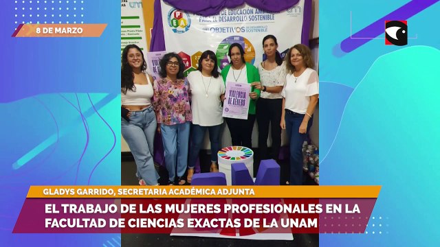 El trabajo de las mujeres profesionales en la facultad de ciencias exactas de la Unam