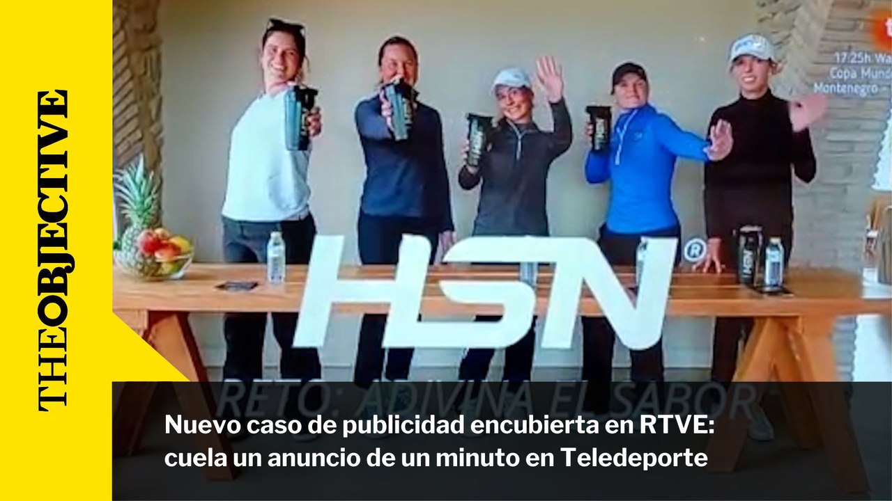 Nuevo caso de publicidad encubierta en RTVE: cuela un anuncio de un minuto en Teledeporte