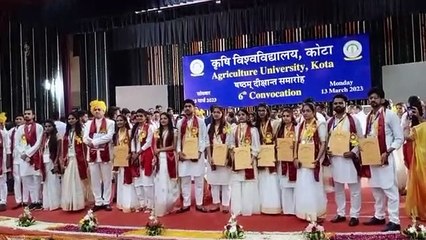 कृषि विश्वविद्यालय का दीक्षांत समारोह