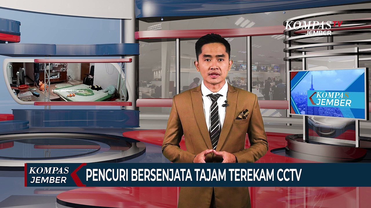 Pencuri Bersenjata Tajam Satroni Rumah Warga Terekam CCTV