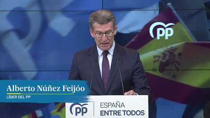 Feijóo acusa a Sánchez de "mentir" con la reforma de las pensiones
