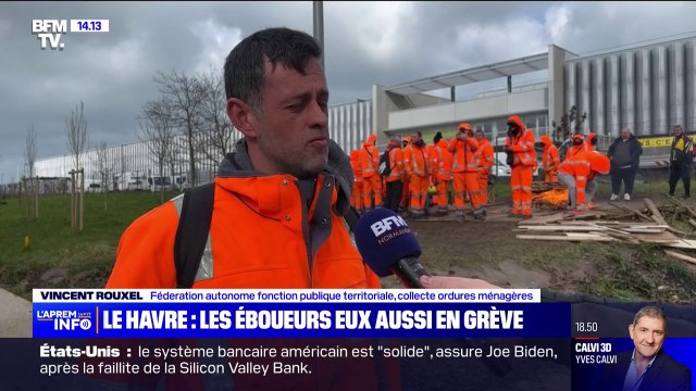 Le but c'est d'entasser les déchets et de montrer qu'on est pas contents selon ce syndicaliste de la collecte d'ordures ménagères au Havre