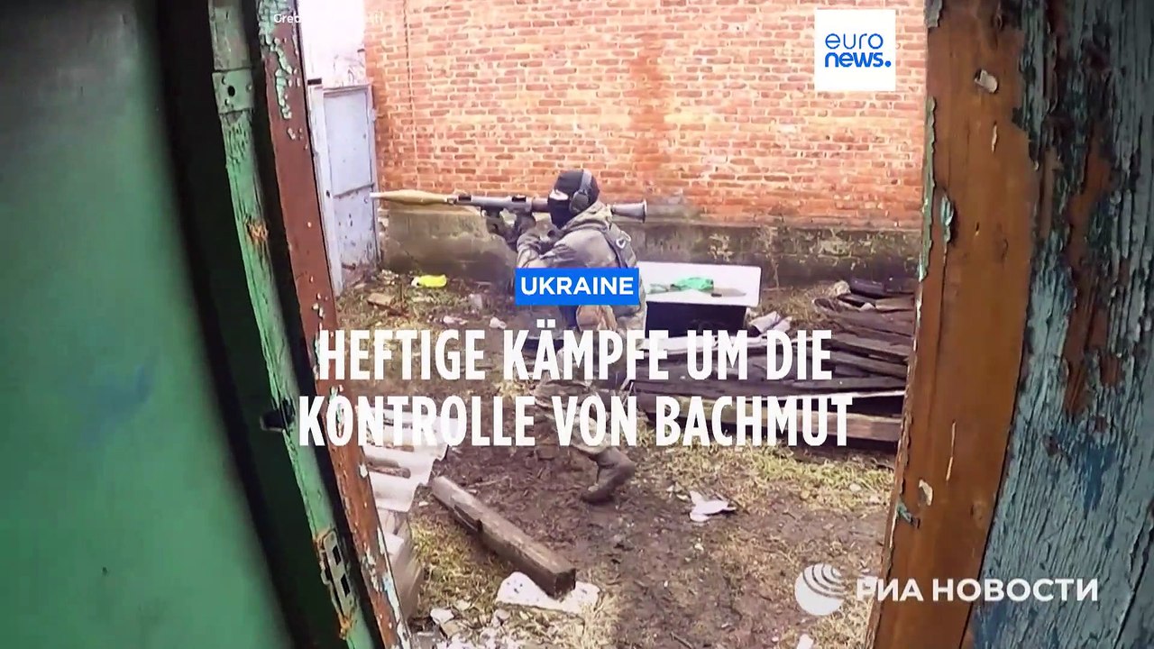 An der Front in Bachmut: Russische Wagner-Söldner greifen aus mehreren Richtungen an