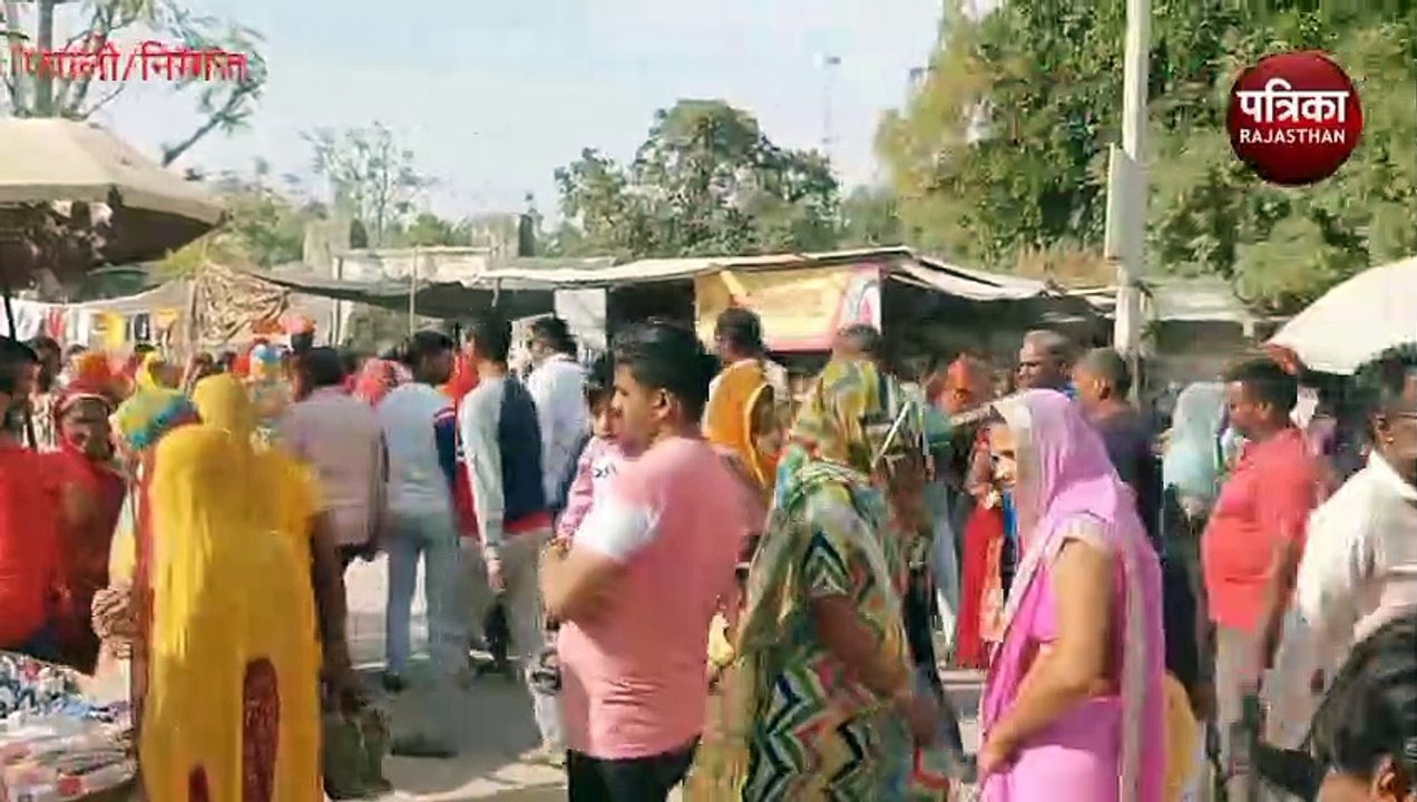 VIDEO : गेरियों ने चंग की थाप पर जमकर नृत्य किया, देखने उमड़ा जनसैलाब