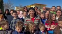 Nuovi Orizzonti, auguri a Papa Francesco dai bambini ucraini
