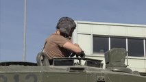 España finaliza la formación de diez tripulaciones ucranianas de carros de combate Leopard