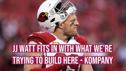 NRL star JJ Watt fits in with Burnley's profile - Vincent Kompany