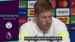 De Bruyne thinks the Premier League is more competitive than ever