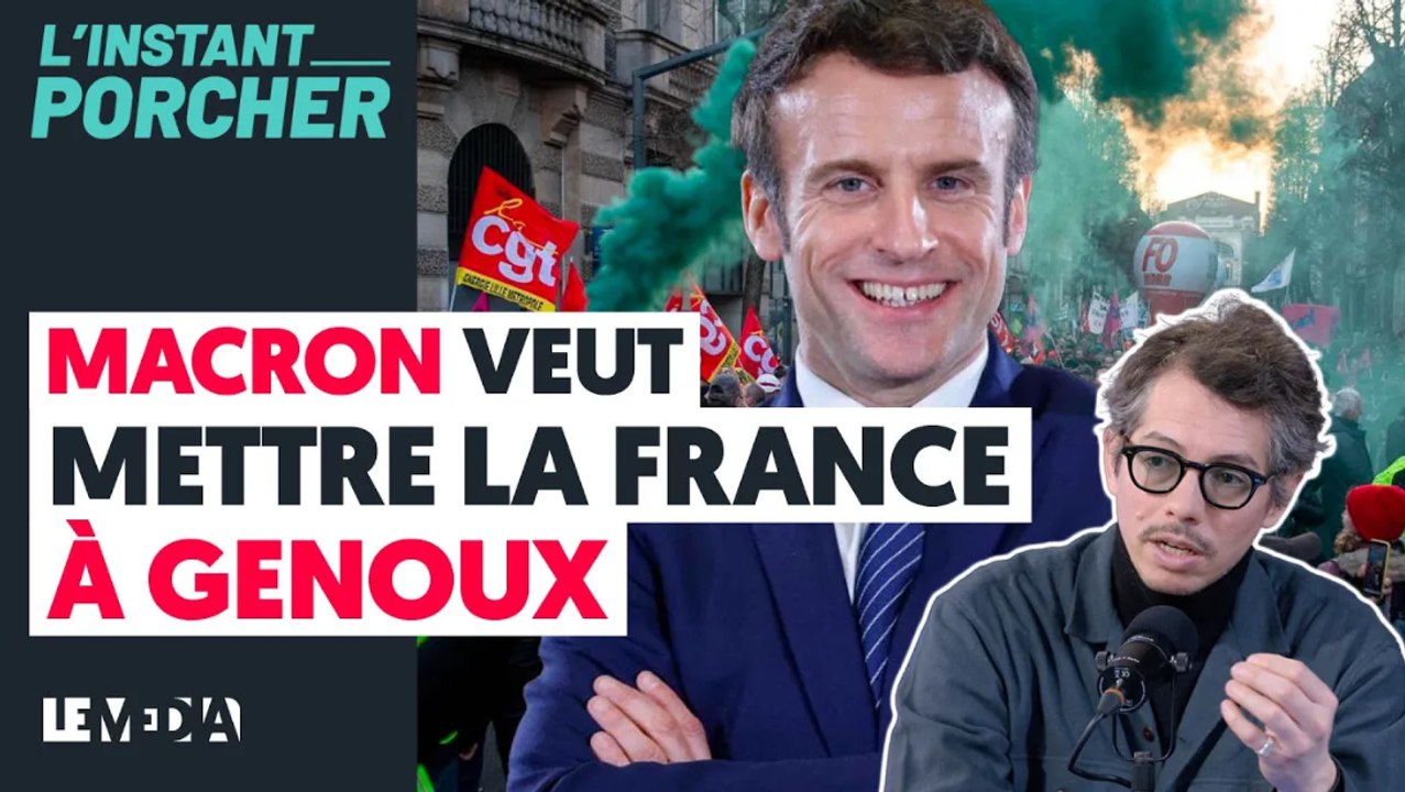 MACRON VEUT METTRE LA FRANCE À GENOUX