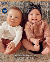 I have twins and breastfeed one and milk-feed the other