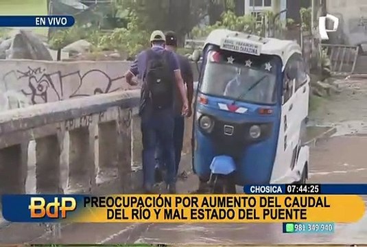 Alerta en Chosica: incremento del caudal del río Rímac causa preocupación en vecinos
