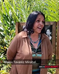La reacción de Minou Tavarez Mirabal tras academia de historia justificar ingreso de Ramiro Matos