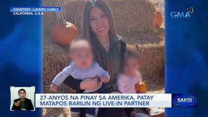 27-anyos na Pinay sa Amerika, patay matapos barilin ng live-in partner | Saksi