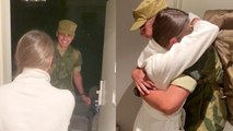 *Military Homecoming* heartfelt reunion of a mother with her soldier son