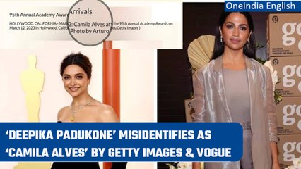 Oscars 2023: Deepika Padukone misidentified as a Brazilian model Camila Alves | Oneindia News