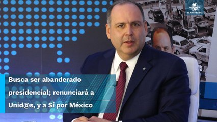 Gustavo de Hoyos se destapa para la Presidencia: “Estamos hasta la madre de los políticos”