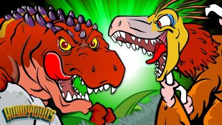 5 Carnivorous Dinosaurs | Meat Eating Dinos | Dinosaur Songs and Cartoons by Howdytoons